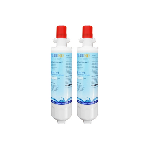 2x LG LT700P / ADQ36006101 Fridge Water Filters by Aqua Blue H20