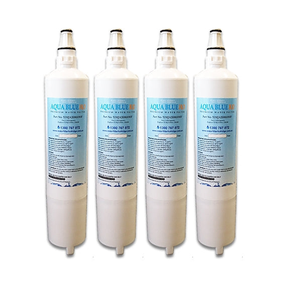 4x LG 5231JA2006A/LT600P Fridge Water Filters by Aqua Blue H20