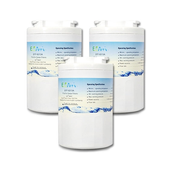 ECO AQUA EFF-6013A FOR GE MWF FRIDGE WATER FILTER (GWF HWF) GENERIC REPLACEMENT