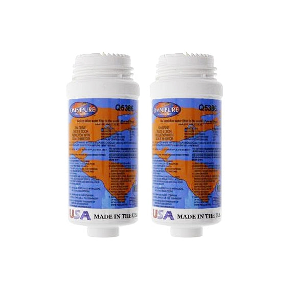 2x Omnipure Q-Series Q5386 Replacement Filter, suits some Fisher&Paykel Fridges