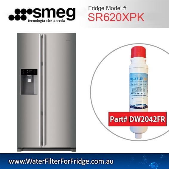 AQUA BLUE H20 DW2042FR-09 Smeg Fridge filters DW2042FR FOR SR610XPK