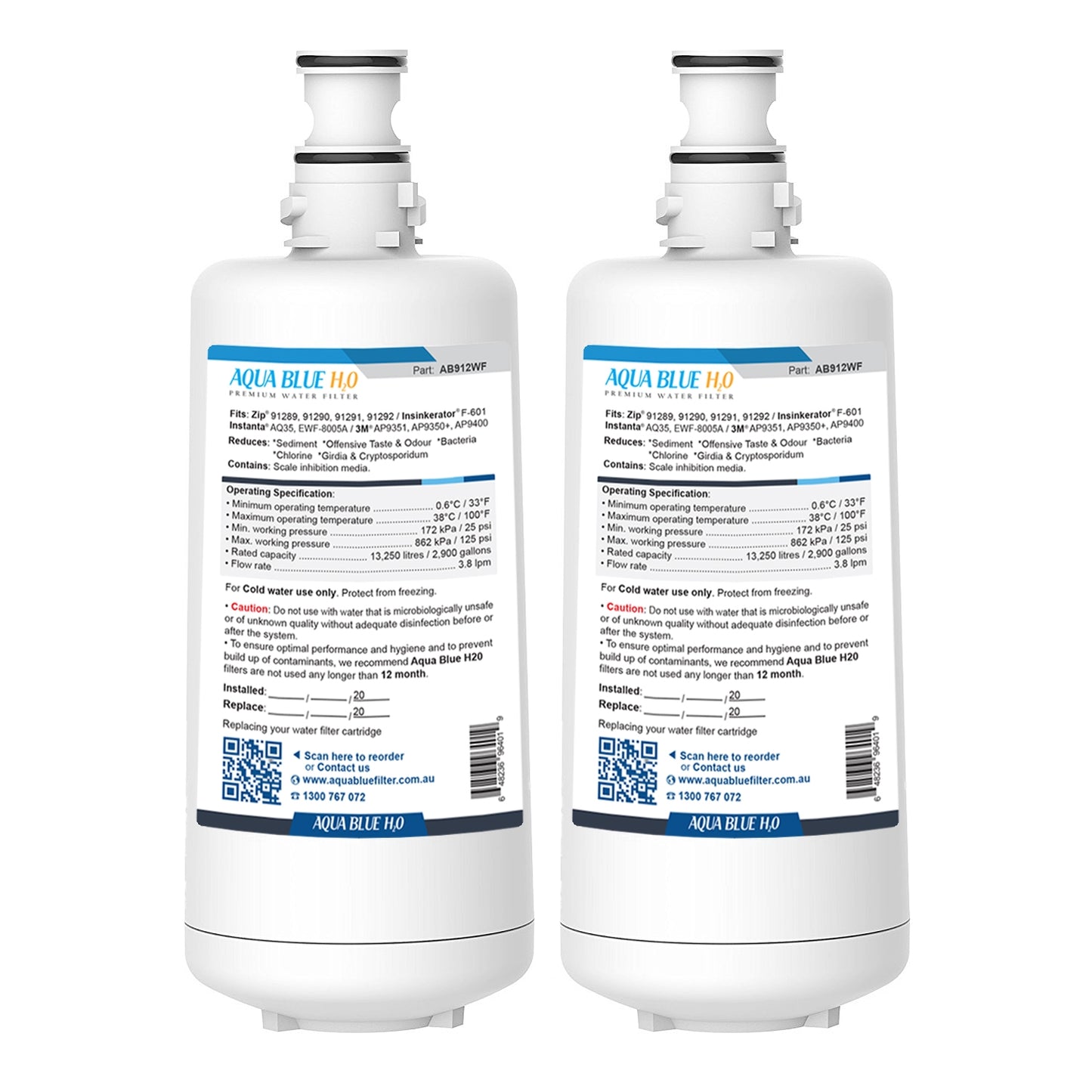 ZIP 3 Micron GlobalPlus Generic Replacement Water Filter 91292