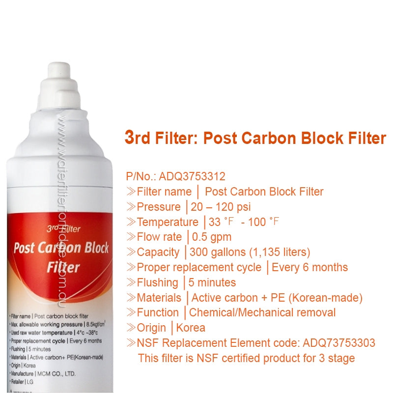 LG Fridge Filter ADQ73753313 LT900P