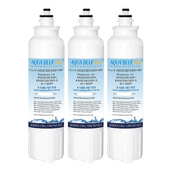 3xLG Replacement Water Filter LT800P(ADQ73613401) with LG Air Filter LT120F(ADQ73214404)