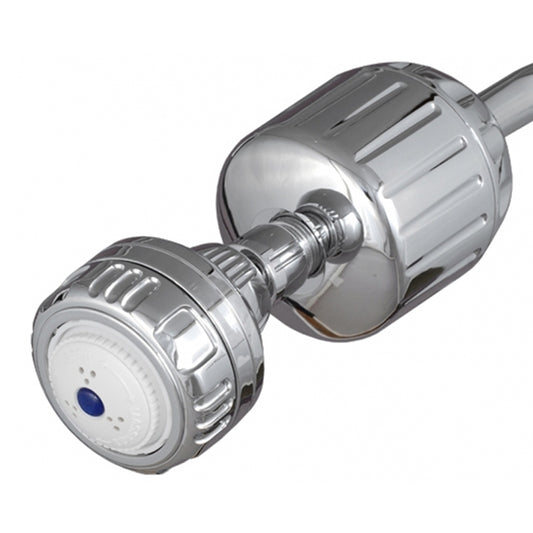 Sprite USA Chrome Shower Water Filter & Replacement Rose