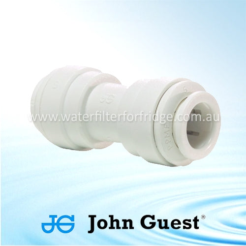 John Guest Polypropylene Fittings Reducing Straight Connector PP201208W 3/8 - 1/4