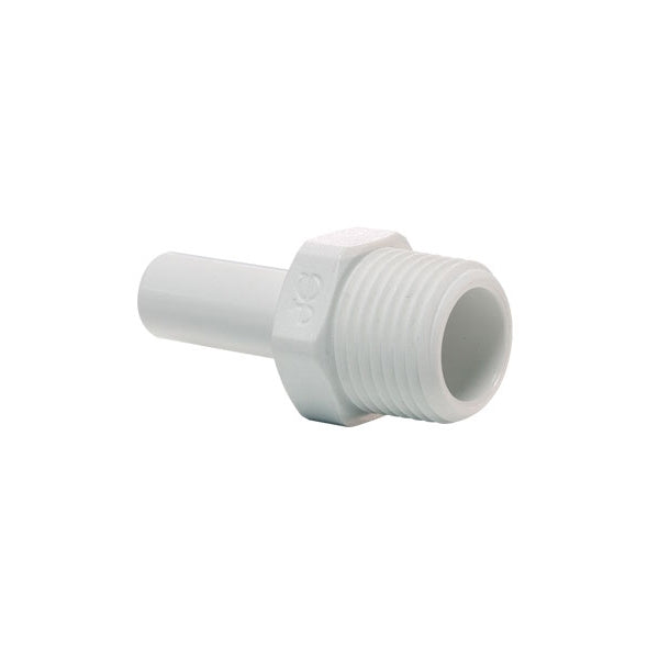 John Guest Polypropylene Fittings Stem Adaptor PP051624W 1/2 x 1/2