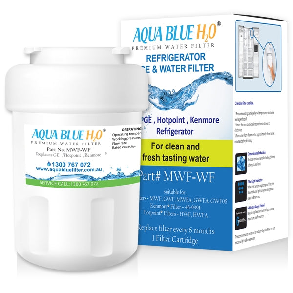 10x GE MWF MWFP SmartWater Internal Fridge Water Filter by Aqua Blue H20