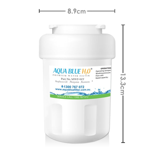10x GE MWF MWFP SmartWater Internal Fridge Water Filter by Aqua Blue H20