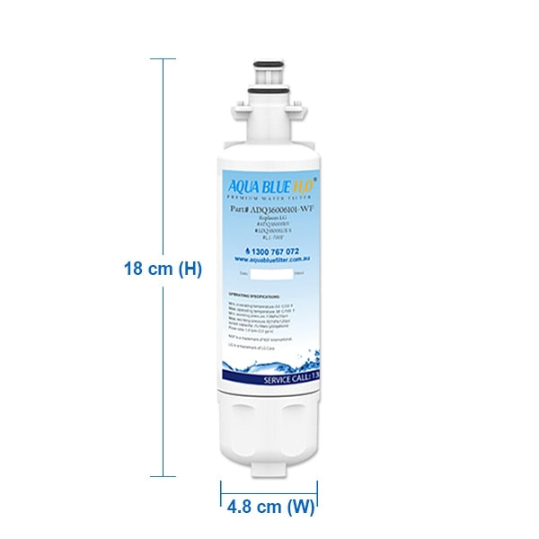 LG LT700P Compatible Water Filter + LT120F Air Filter Generic