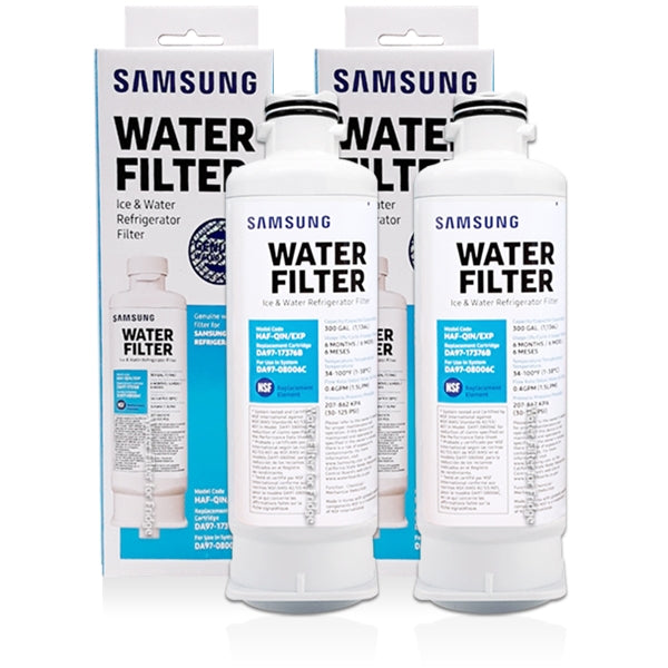 2X Samsung Genuine DA97-17376B Refrigerator Water Filter HAF-QIN/EXP