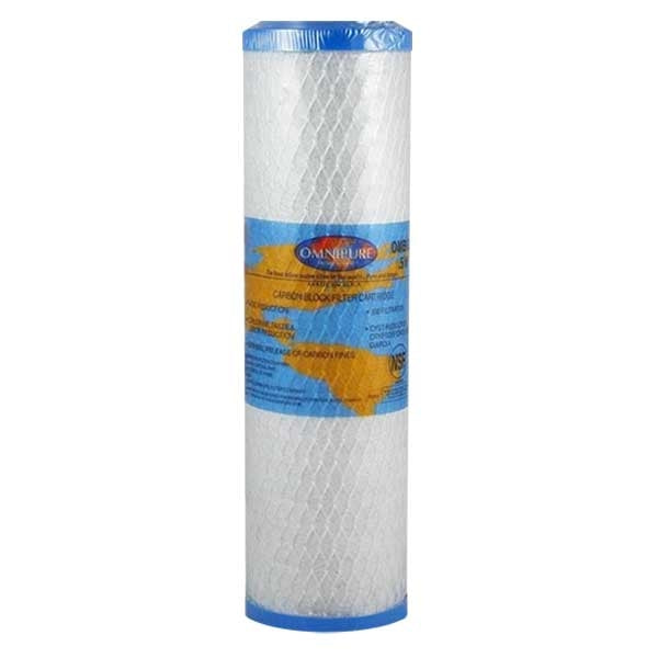 2X Omnipure OMB934 0.5 Micron Coconut Carbon Block Water Filter 10"