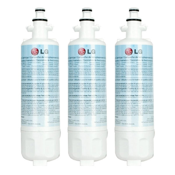 3x LG ADQ36006101 LT700P Fridge Filter Genuine Fridge Filter