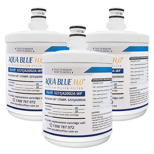 LG 5231JA2002A, LT500P Premium filter Aqua Blue H2O Replacement