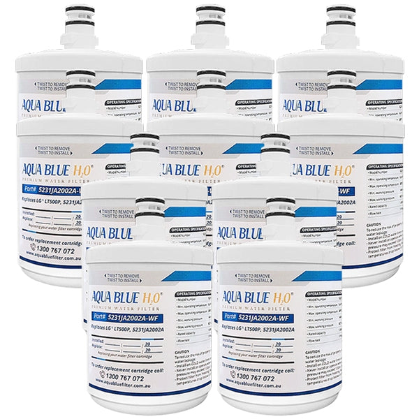 LG 5231JA2002A, LT500P Premium filter Aqua Blue H2O Replacement