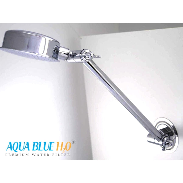 Aqua Blue h20 Shower Water Filter & Rose Complete Set SF350ARM-A