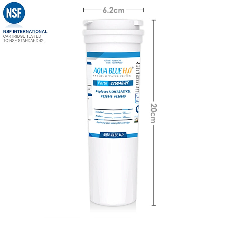 5x Fisher and Paykel Fridge Filters by Aqua Blue h20