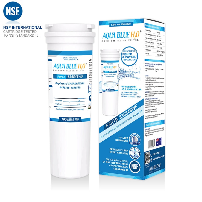 5x Fisher and Paykel Fridge Filters by Aqua Blue h20