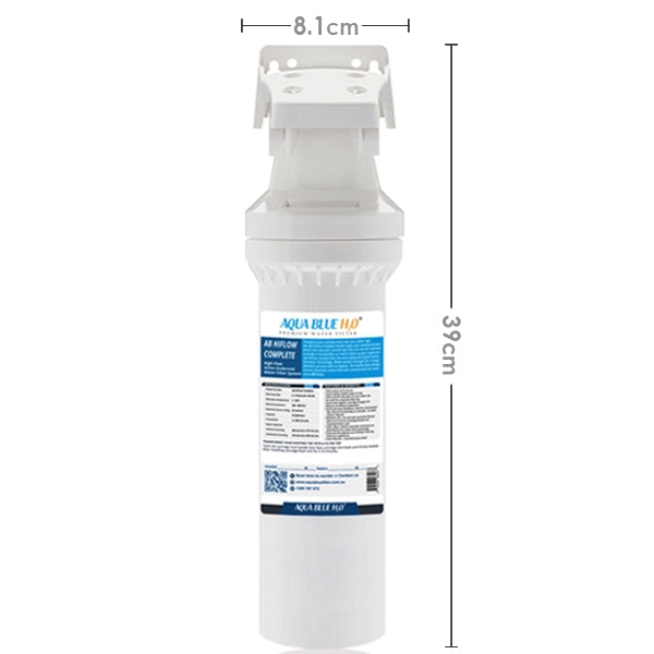 Aqua Blue H20 ABHIFLOW Inline High Flow Water Filter System