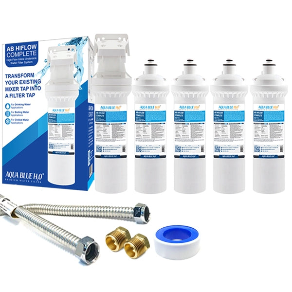 Aqua Blue H20 ABHIFLOW Inline High Flow Water Filter System