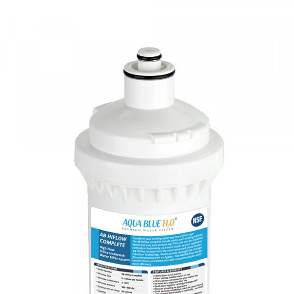 Aqua Blue H20 High Flow in-line - 4 Stage Water Filtration System