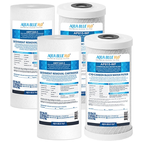 Dual Whole house Filter replacement SET
