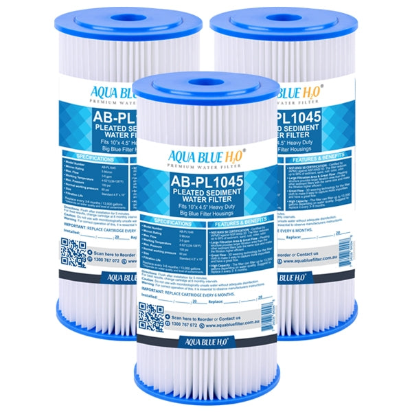PURETEC PP SERIES PP05LD1_POLYESTER PLEATED SEDIMENT CARTRIDGE Manufactured by Aqua Blue H20