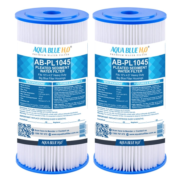 PURETEC PP SERIES PP05LD1_POLYESTER PLEATED SEDIMENT CARTRIDGE Manufactured by Aqua Blue H20