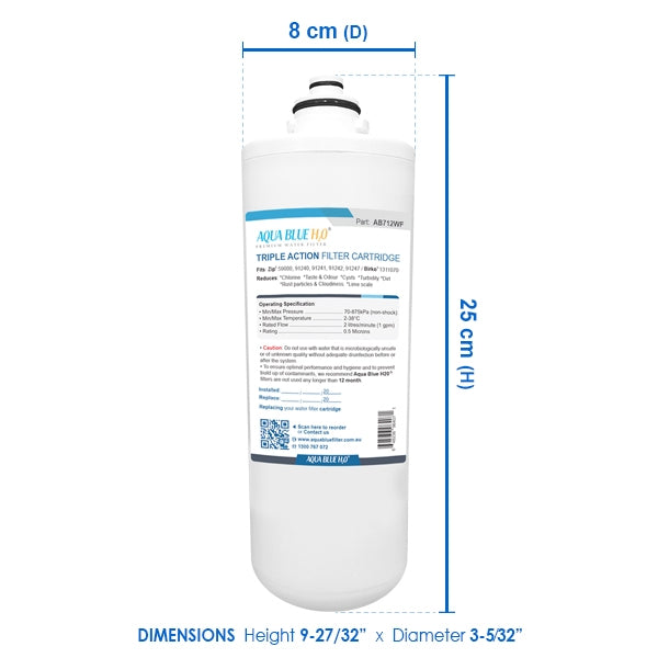 91240 Replacement Filter, suits Zip 5 Star AX2-EF