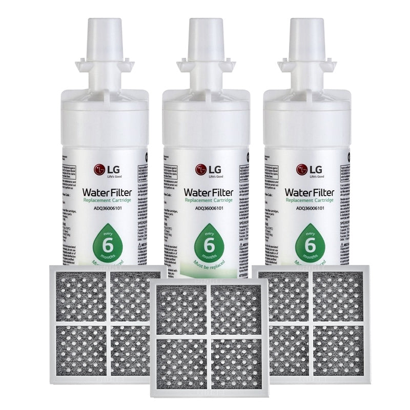 LG ADQ36006101 LT700P Genuine Fridge Filter + Air Filter LT120F