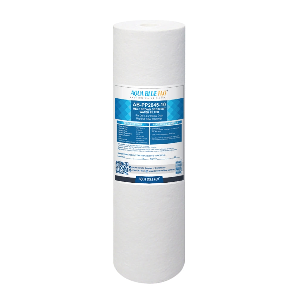 20" x 4.5" Big Blue PP Sediment Filter Cartridge 10Mic