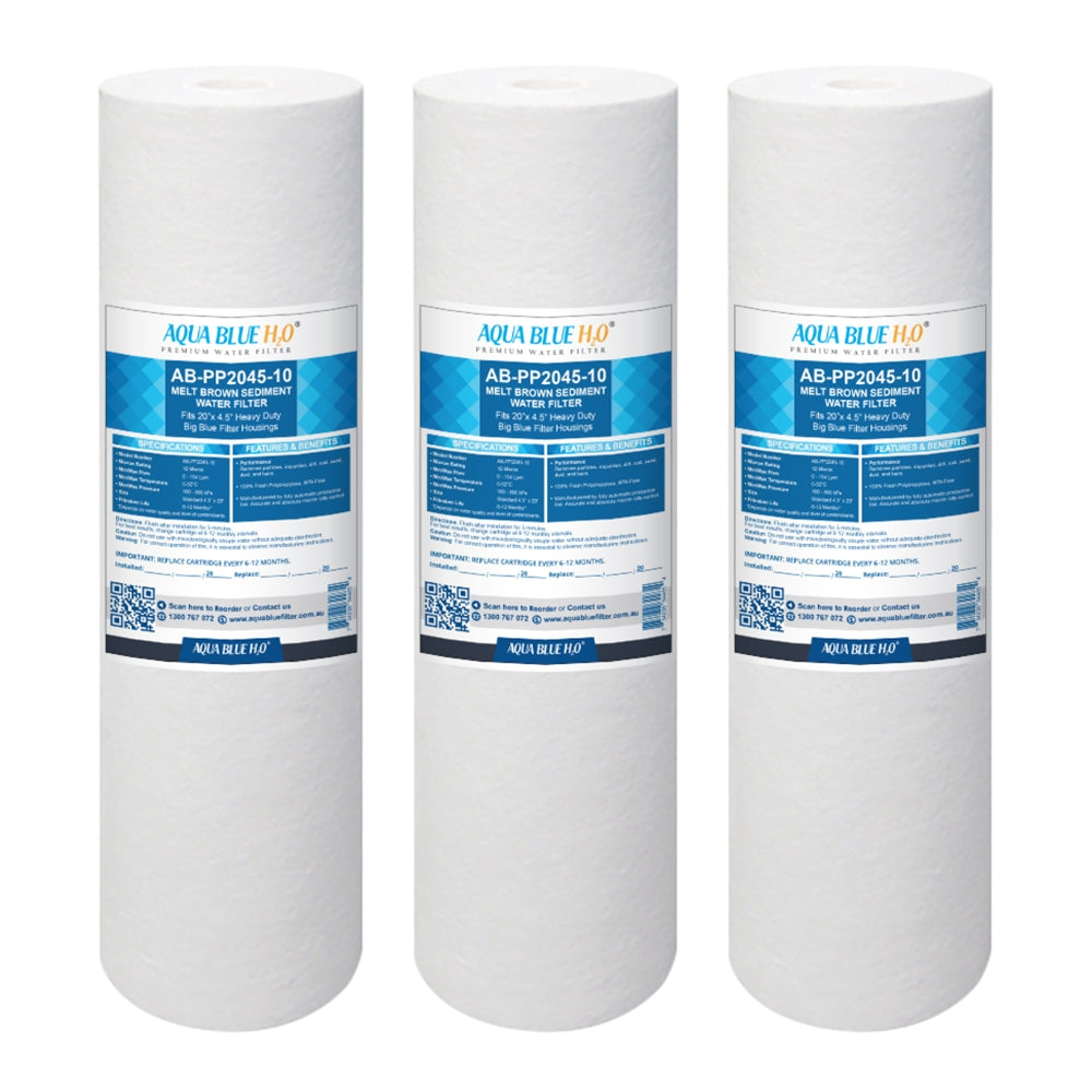 20" x 4.5" Big Blue PP Sediment Filter Cartridge 10Mic