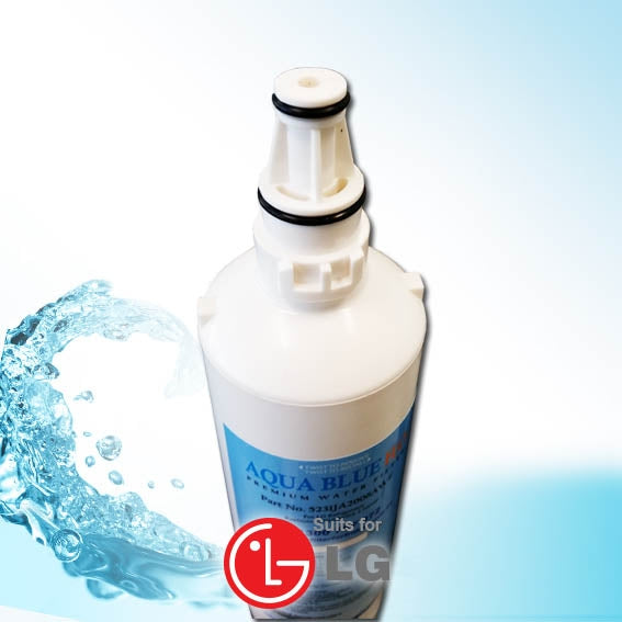 4x LG 5231JA2006A/LT600P Fridge Water Filters by Aqua Blue H20