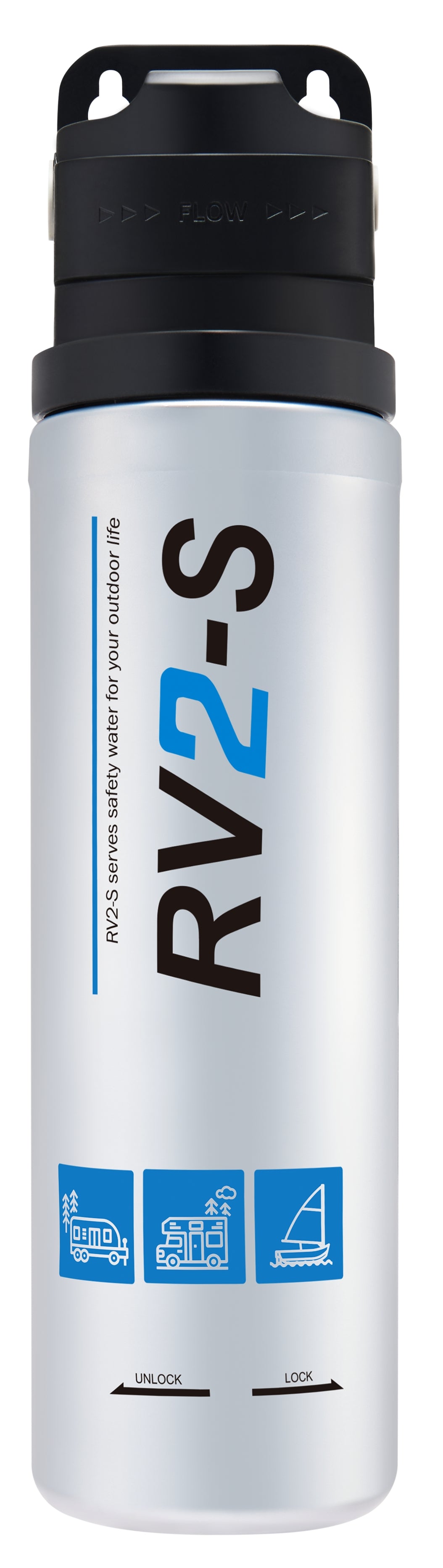 RV2-S CARAVAN FILTER 3/8" CONNECTION WITH FULL KIT replace Everpure ADC
