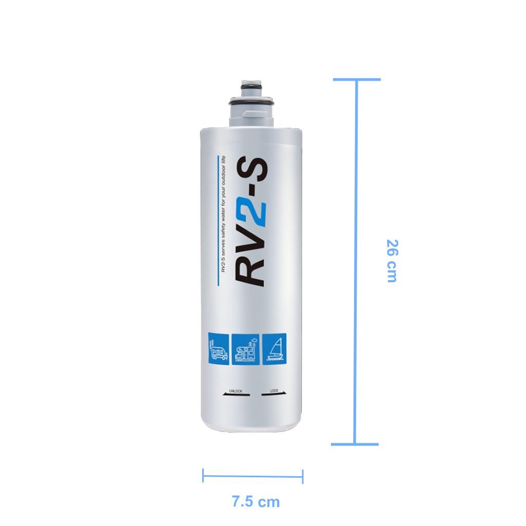 Mobile Home Water Filter System AB Caravan Filter with Dedicated faucet Set