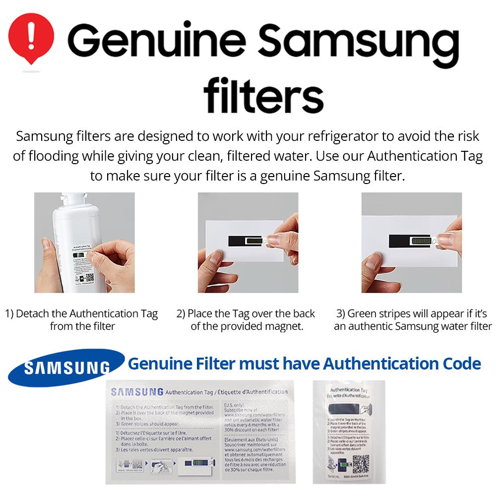 SRF719DLS Samsung Fridge DA29-00020A/B Water Filter Genuine Part