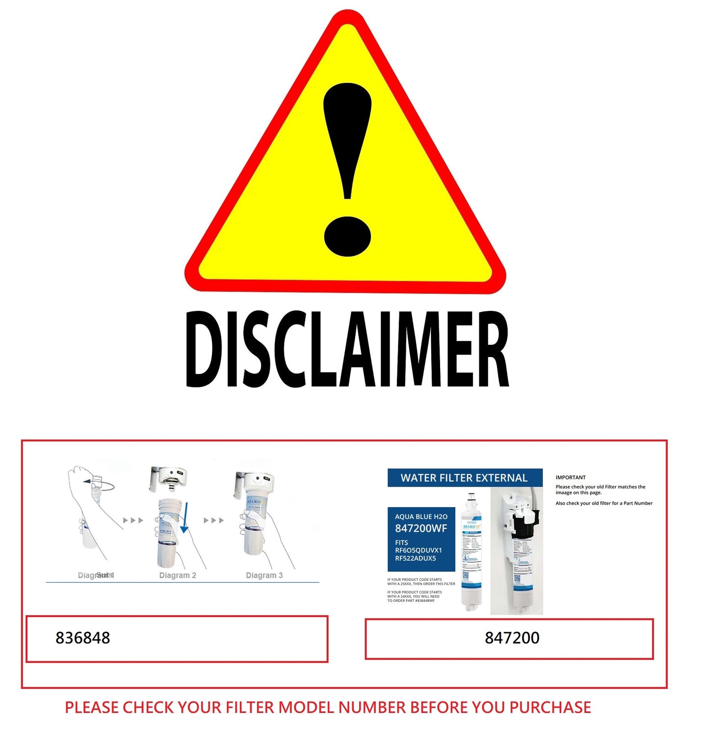 Fisher & Paykel 862285 / 836848 AQUA BLUE H20 836848-WF