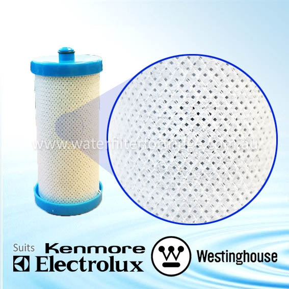 Aqua Blue H2O Westinghouse/Electrolux 1438545 Fridge Water Filter | 218904501 WF1CB−WF