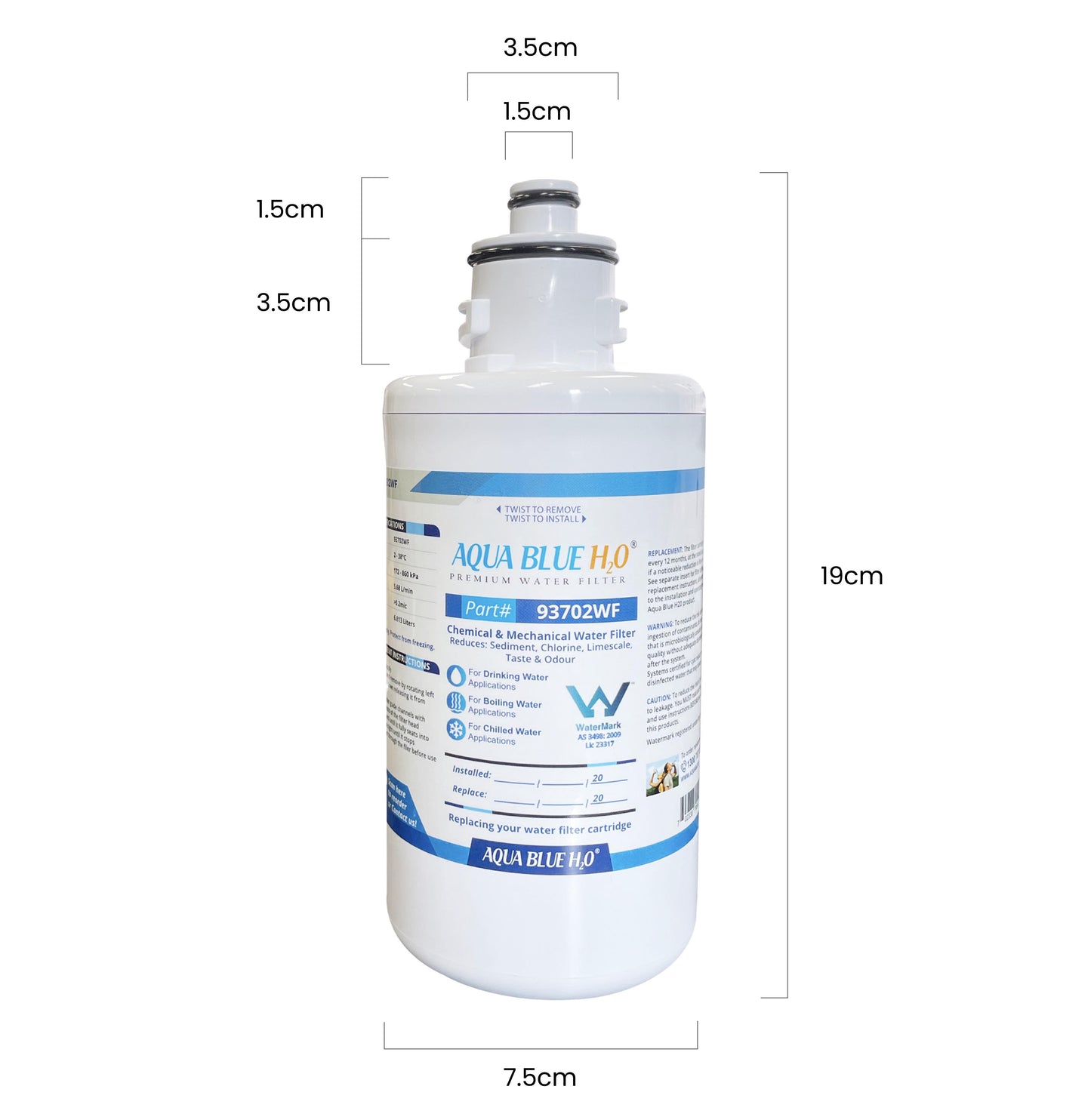 ZIP MicroPurity 93702 0.2 Micron Compatible Filter 1.5 Size