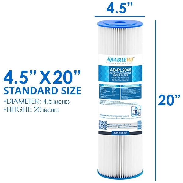 20 x 4.5 Whole House Water System with filter Option