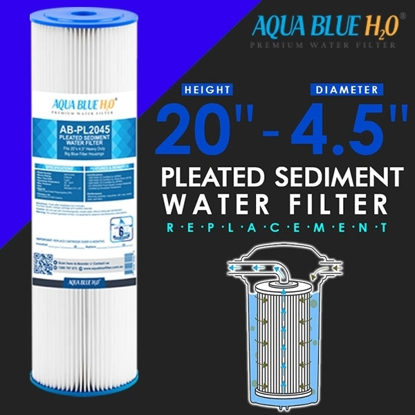 20 x 4.5 Whole House Water System with filter Option