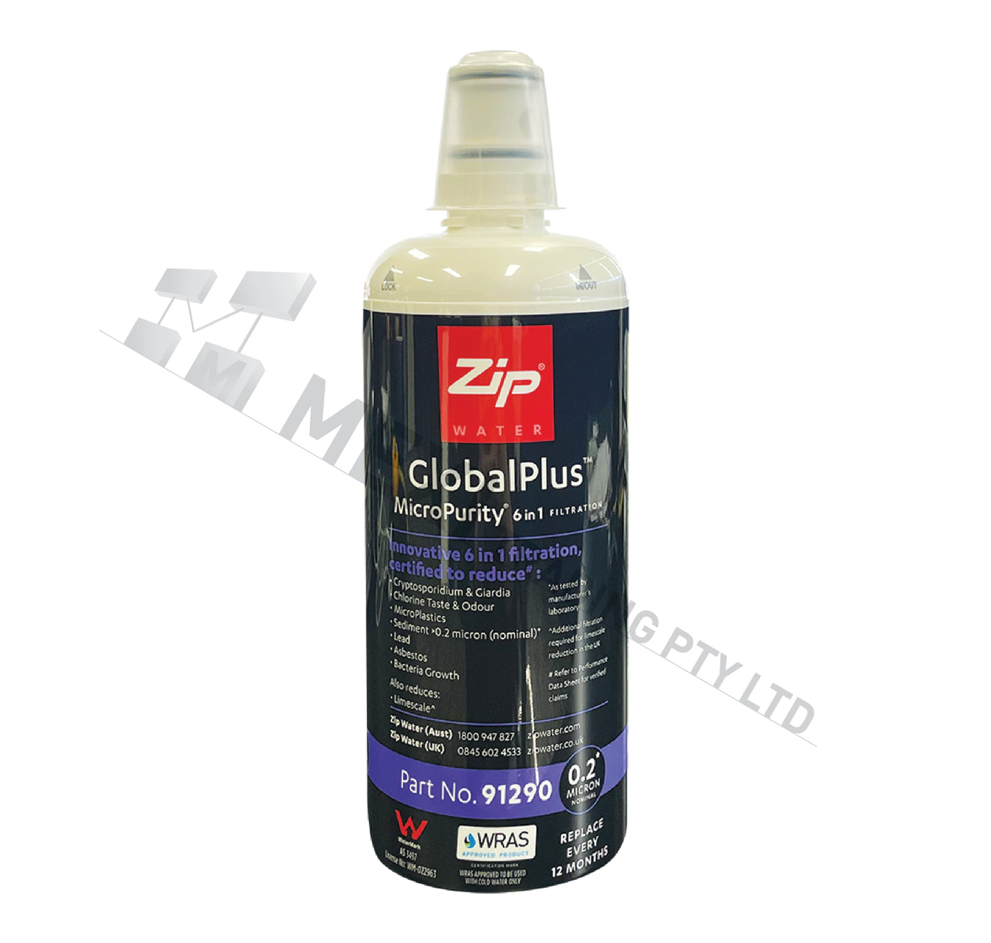 Zip 91290 GlobalPlus 0.2-Micron Filter Cartridge Genuine Zip Filter
