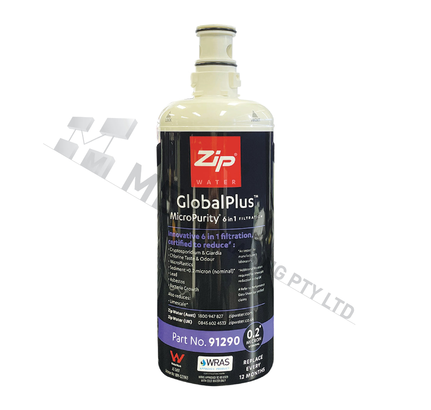 Zip 91290 GlobalPlus 0.2-Micron Filter Cartridge Genuine Zip Filter