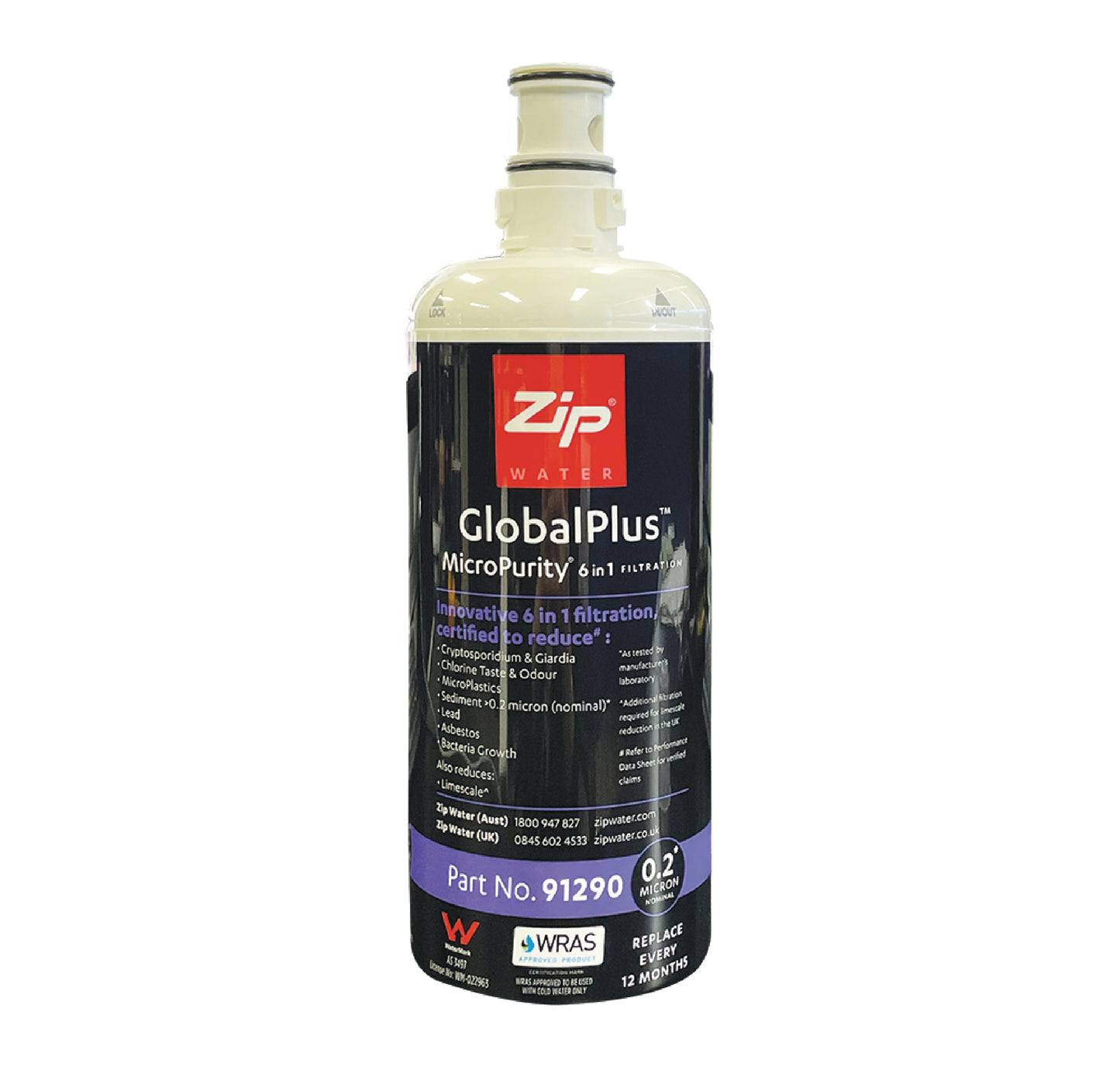 Zip 91290 GlobalPlus 0.2-Micron Filter Cartridge Genuine Zip Filter