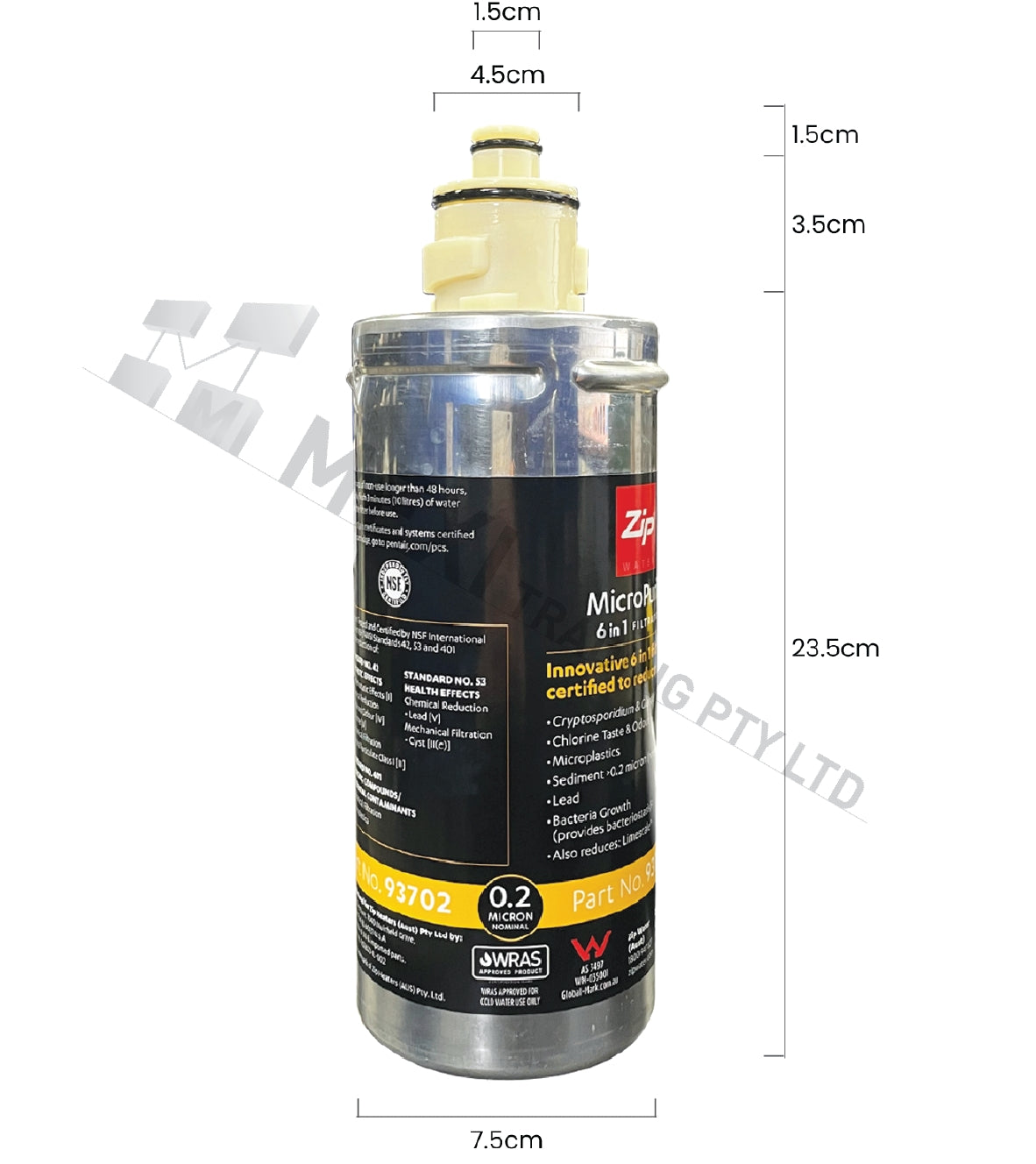 Zip MicroPurity 93702 Commercial Water Filter - 0.2 Micron