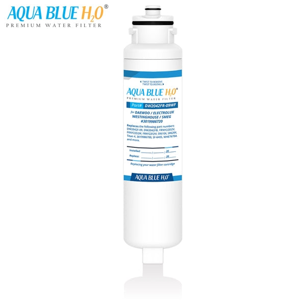 Aqua Blue H20 DW2042FR-09 Daewoo Smeg Westinghouse Replacement Cartridge