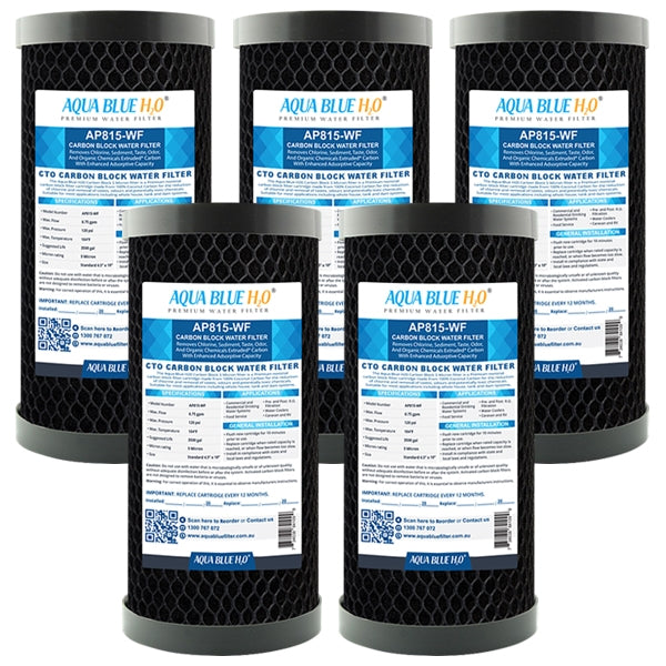 Whole House Water Filter System Carbon Block 10"x4.5" Replacement Filter