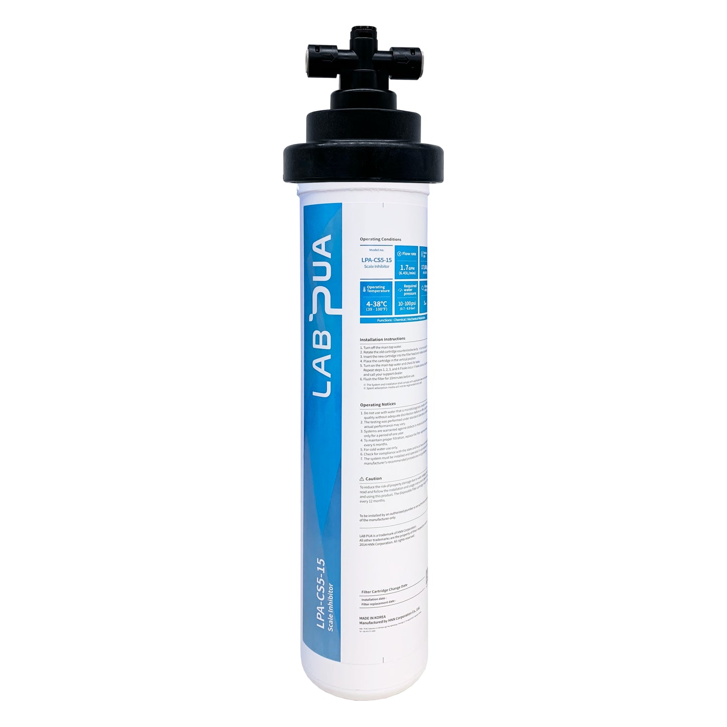QC6533P Upgrade Kit - Lab Pua LPA-CS1-15 1Micron 1.7GPM 64.345 Liters