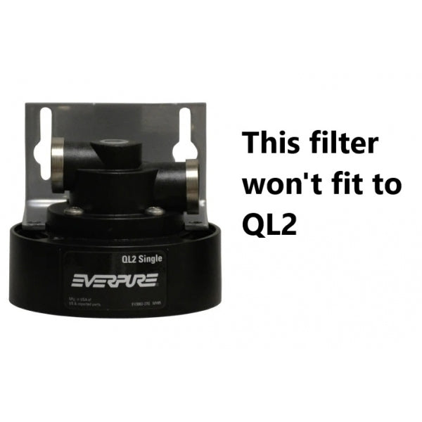 RV2-S CARAVAN FILTER 3/8" CONNECTION WITH FULL KIT replace Everpure ADC