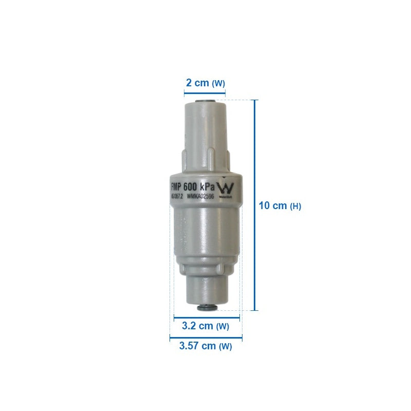 FMP600, 600kPa 1/4" Genuine APEX Filtamate Pressure Limiting Valve
